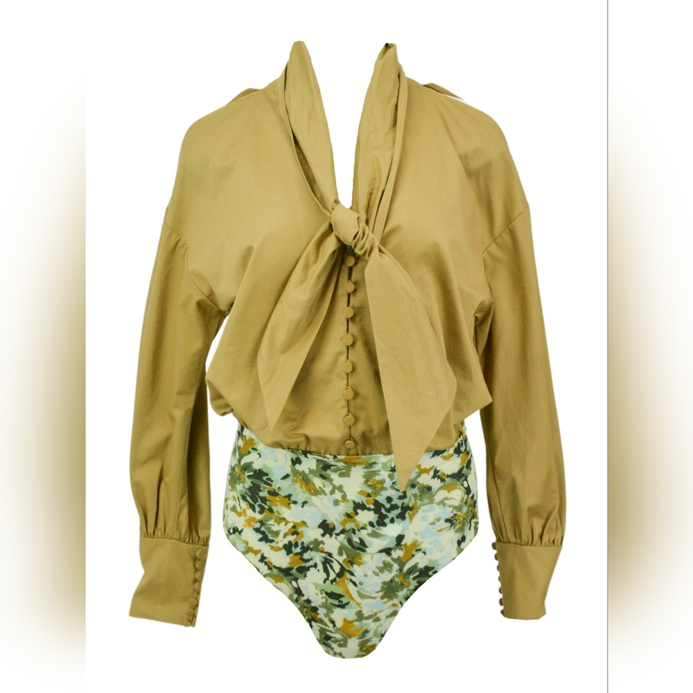 NWT Silvia Tsherassi bodysuit blouse